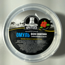 Омуль филе ломтики с\с в масле (с брусникой) - Рыбный Берег