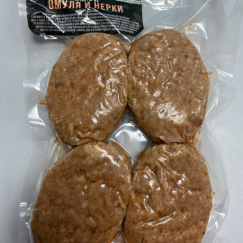 Котлеты "нерка омуль" 400гр. в в/у - Рыбный Берег